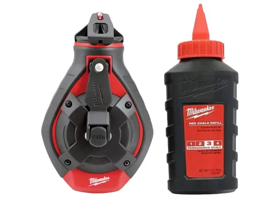 [4932498390] Milwaukee Cordeur traceur 30 M ligne étroite incluant la craie rouge