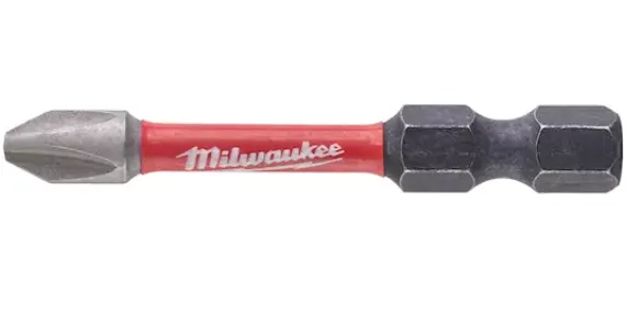 [4932430854] Milwaukee Embouts de vissage SHOCKWAVE PH2 50 mm