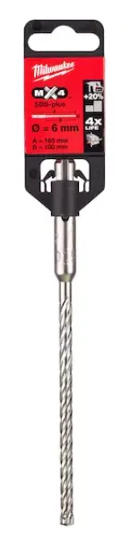[4932352012] Milwaukee Foret SDS-PLUS MX4 6 x 160 mm