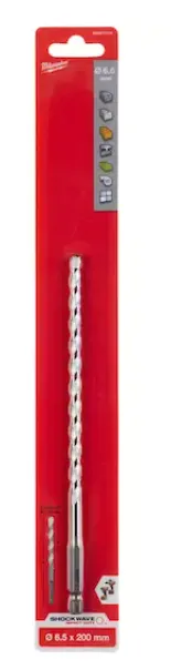 [4932471101] Milwaukee Foret multi-matériaux SHOCKWAVE 6,5x200 mm