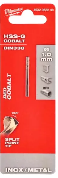 [4932363248] Milwaukee Foret à métaux HSS-G Cobalt 1 x 34 mm (2 pièces)