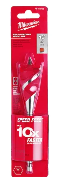 [4932479476] Milwaukee Forets à bois SPEED FEED 32 x 165 mm
