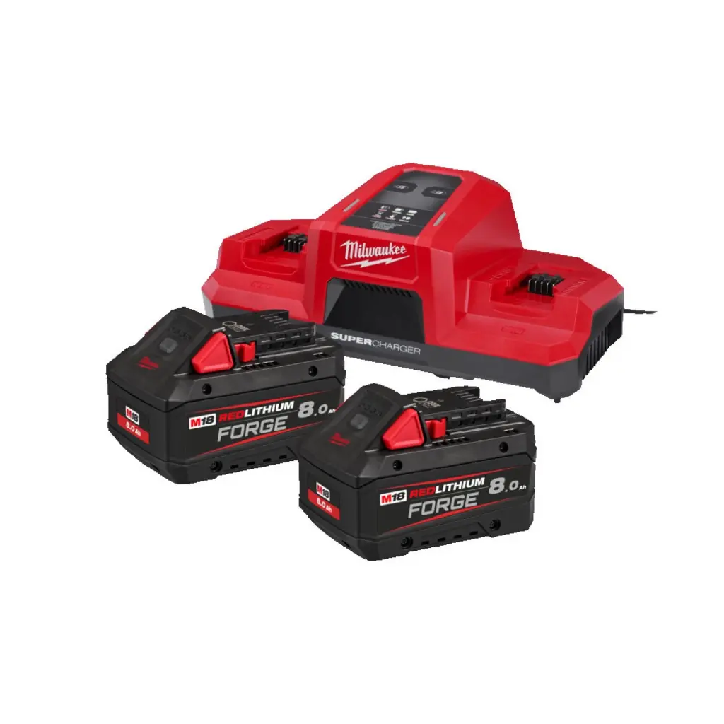 [4933498616] Milwaukee M18 FORGE NRG-802DBSC Pack de batteries Li-ion 18V - 8.0 Ah 2X