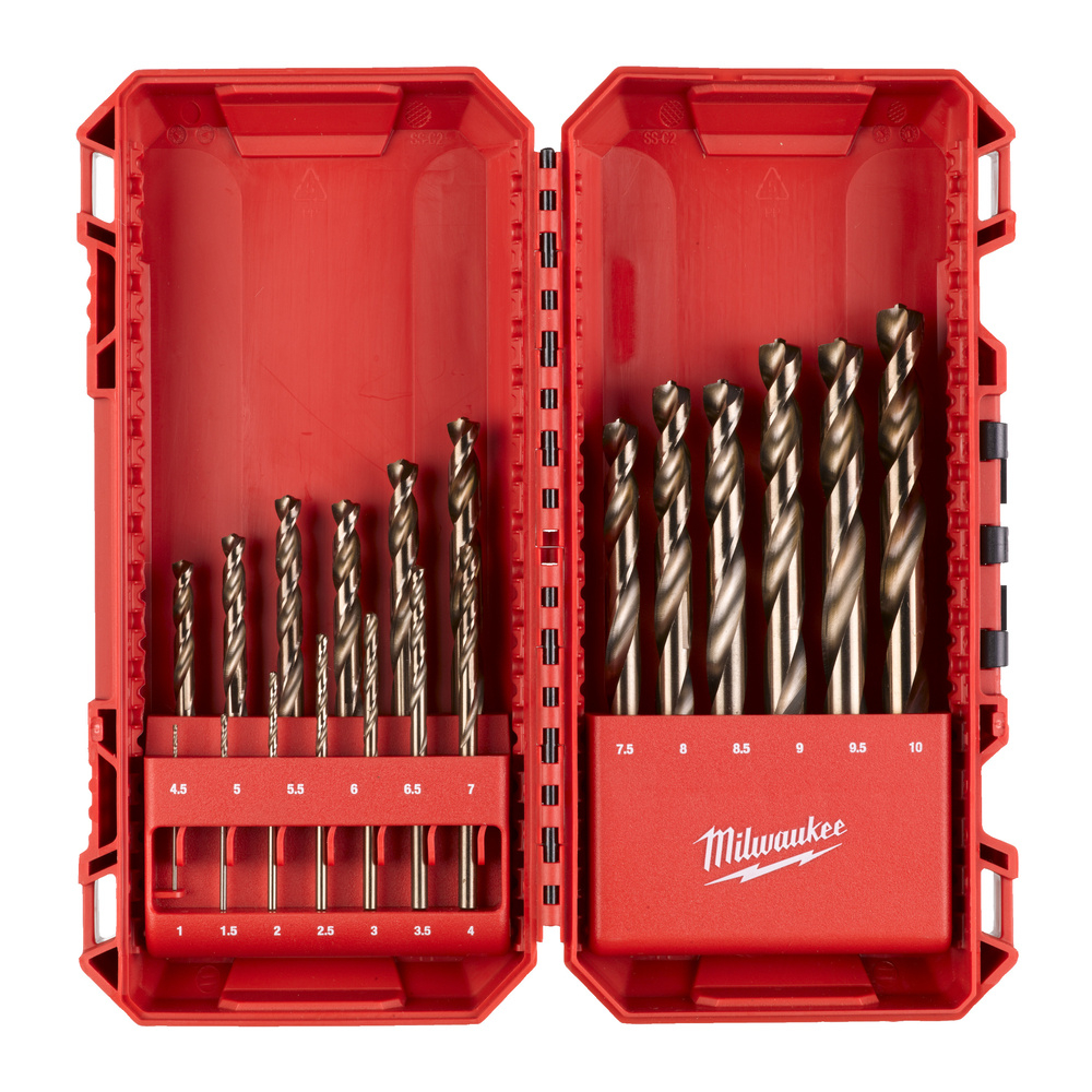[4932493867] RED COBALT PACKOUT Ready Box Foret à métaux set HSS-G (1/1,5/2/2,5/3/3,5/4/4,5/5/5,5/6/6,5/7/7,5/8/8,5/9/9,5/10 mm)