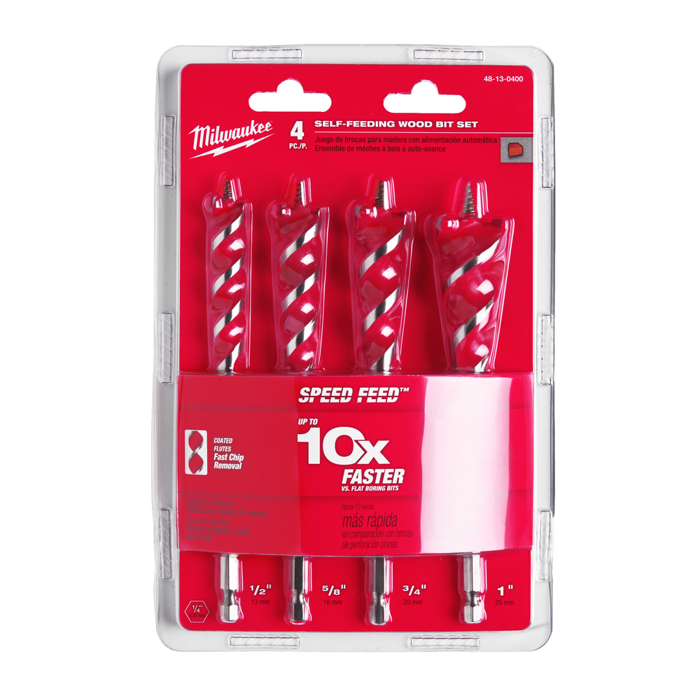 [4932479477] Milwaukee Set 4 mèches spirales SPEED FEED