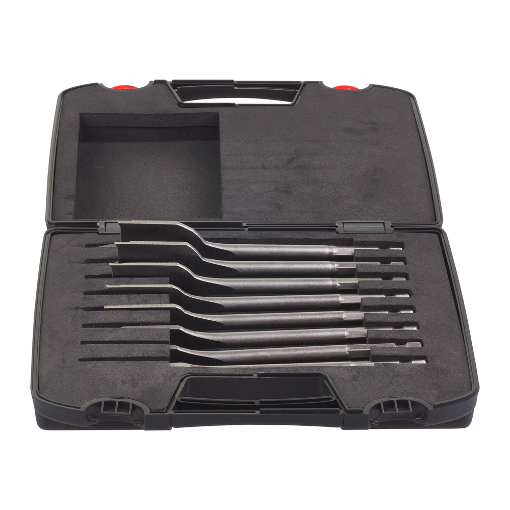 [4932352504] Milwaukee Set mèches plates à façonner dans coffret bois (8 pièces)