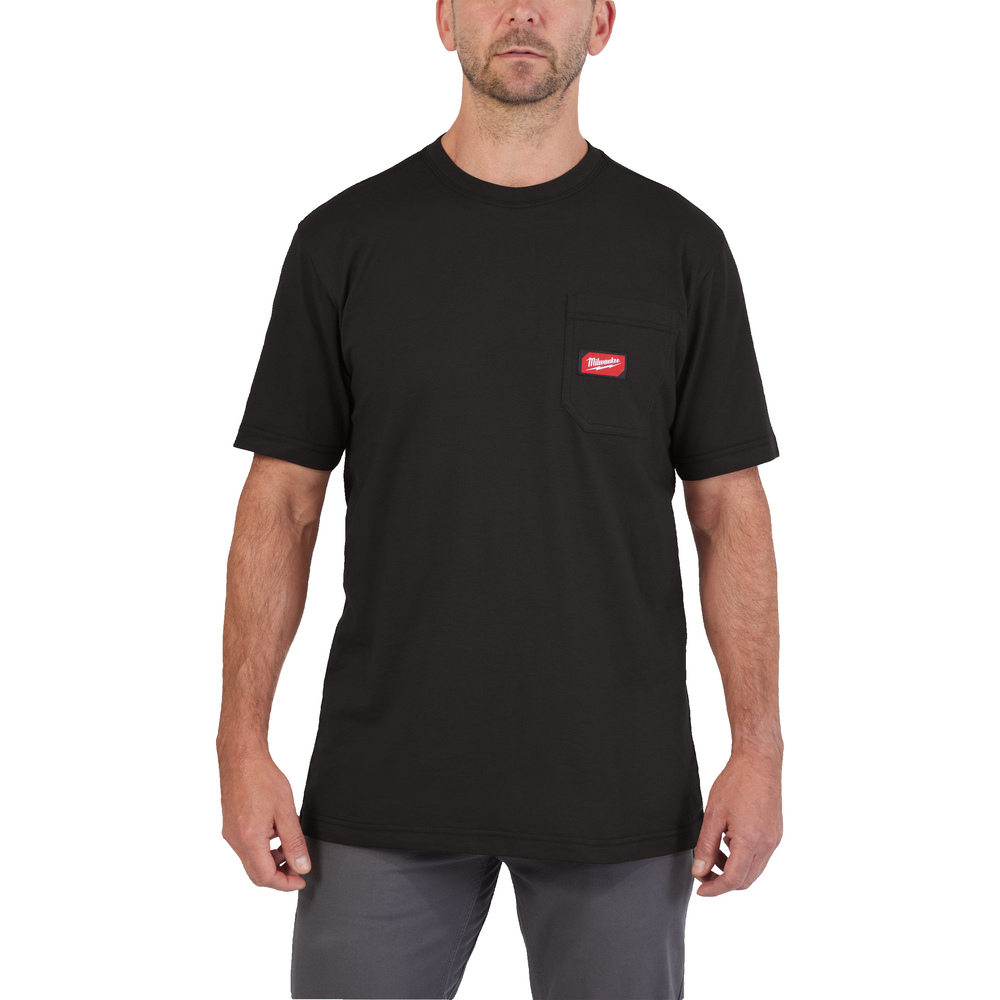 [4932493004] Milwaukee T-shirt de travail noir manches courtes M