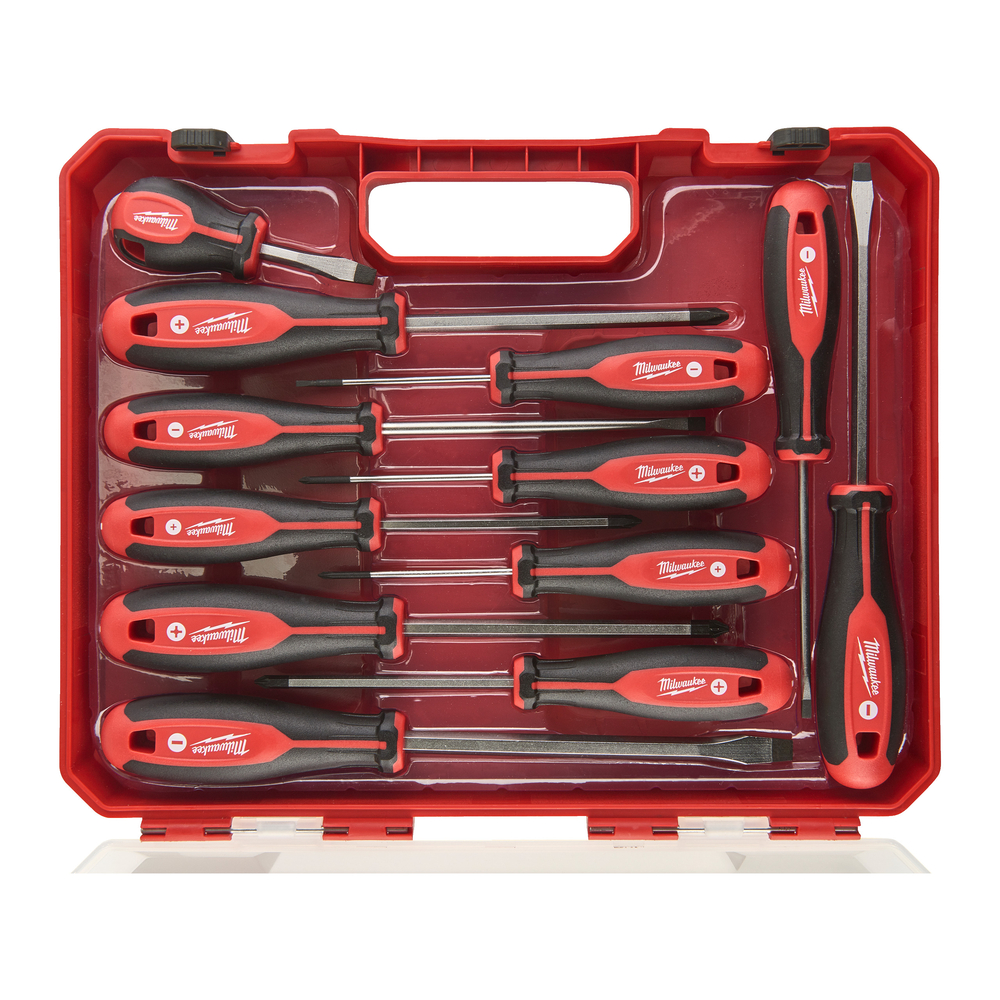 [4932472003] Milwaukee Tri-lobe tournevis SL/PH/PZ set 4 (12 mesures)