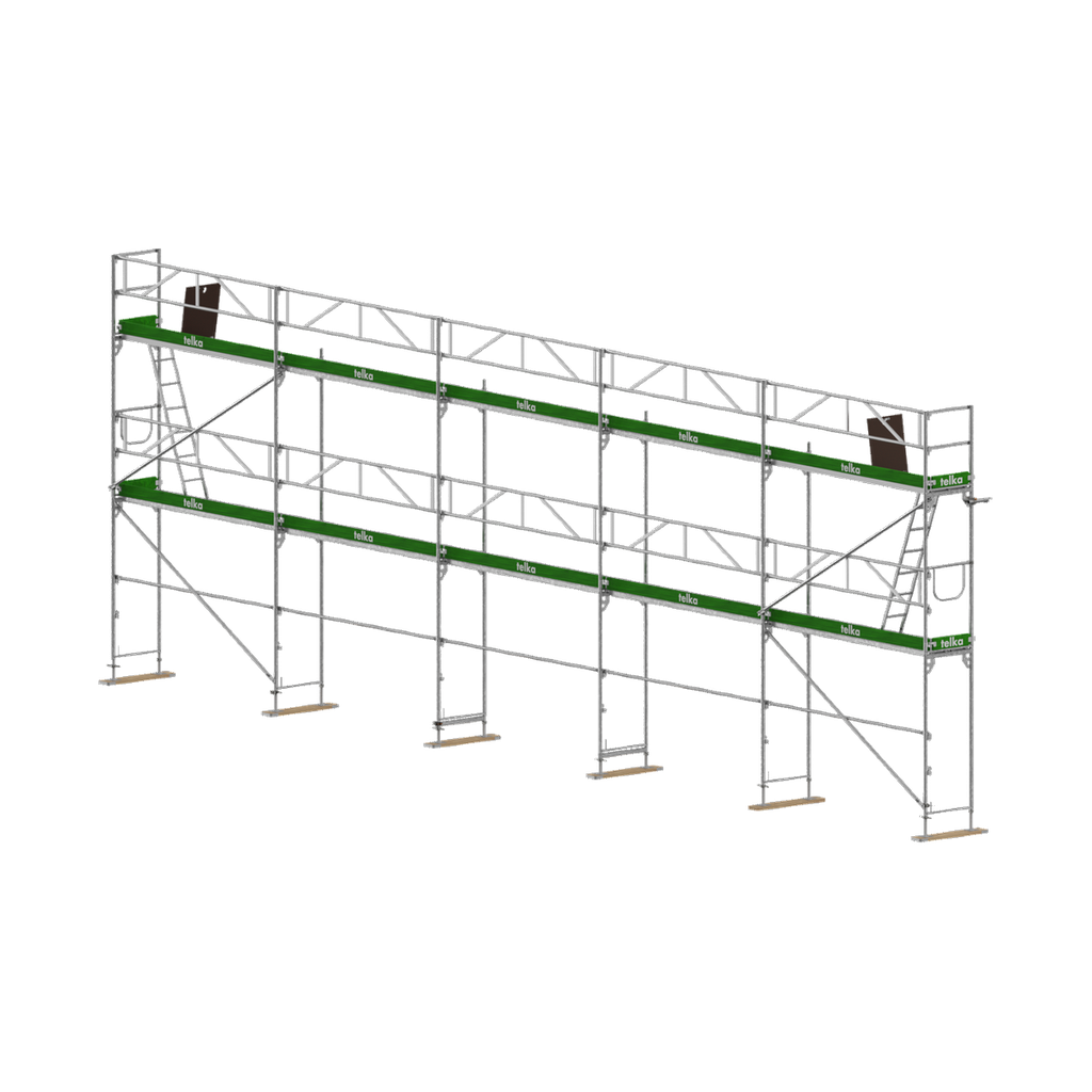 [PA10053UNI73] Pack 100 m² UNICO 73 alu · 5 × 3,07 m · hauteur 6,5 m