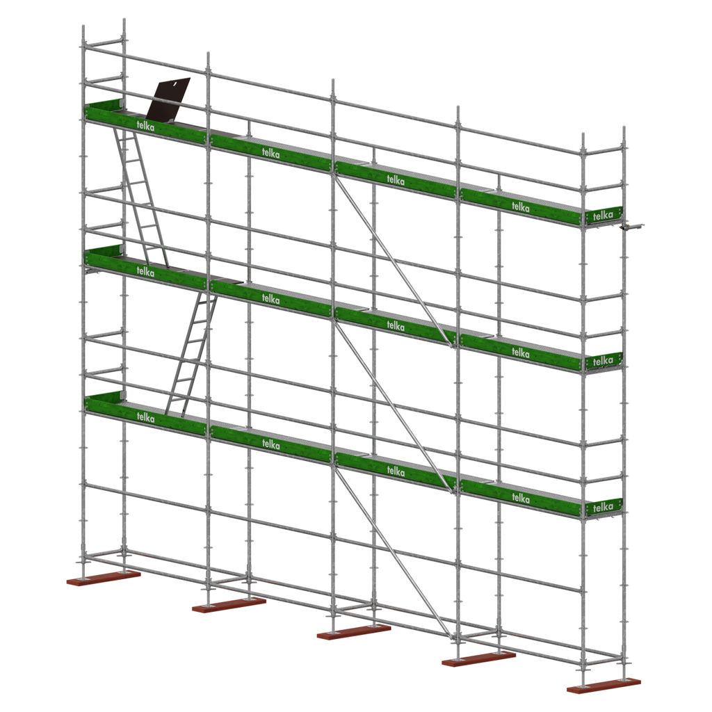 Pack 100 m² UNICO X galva · 4 × 3,07 m · hauteur 8,5 m