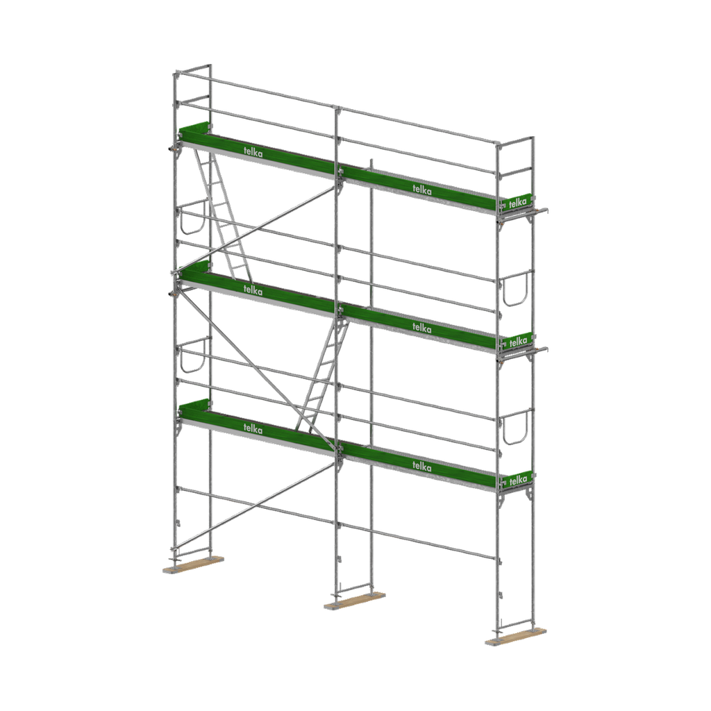 [PA5023UNI73] Pack 50 m² UNICO 73 alu · 2 × 3,07 m · hauteur 8,5 m