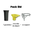 Pack 8M (goulotte, support, début)