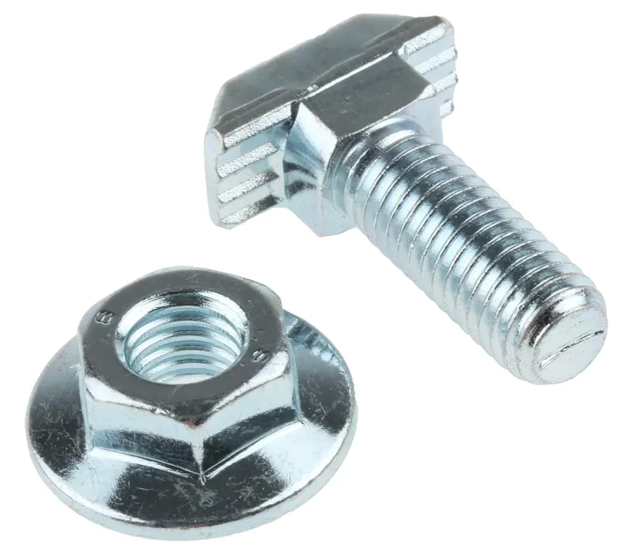 Boulon à tête en T avec écrou hexagonal SW 22