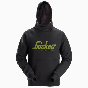 [28450400004] Snickers 2845 hoodie met logo (Noir, S)