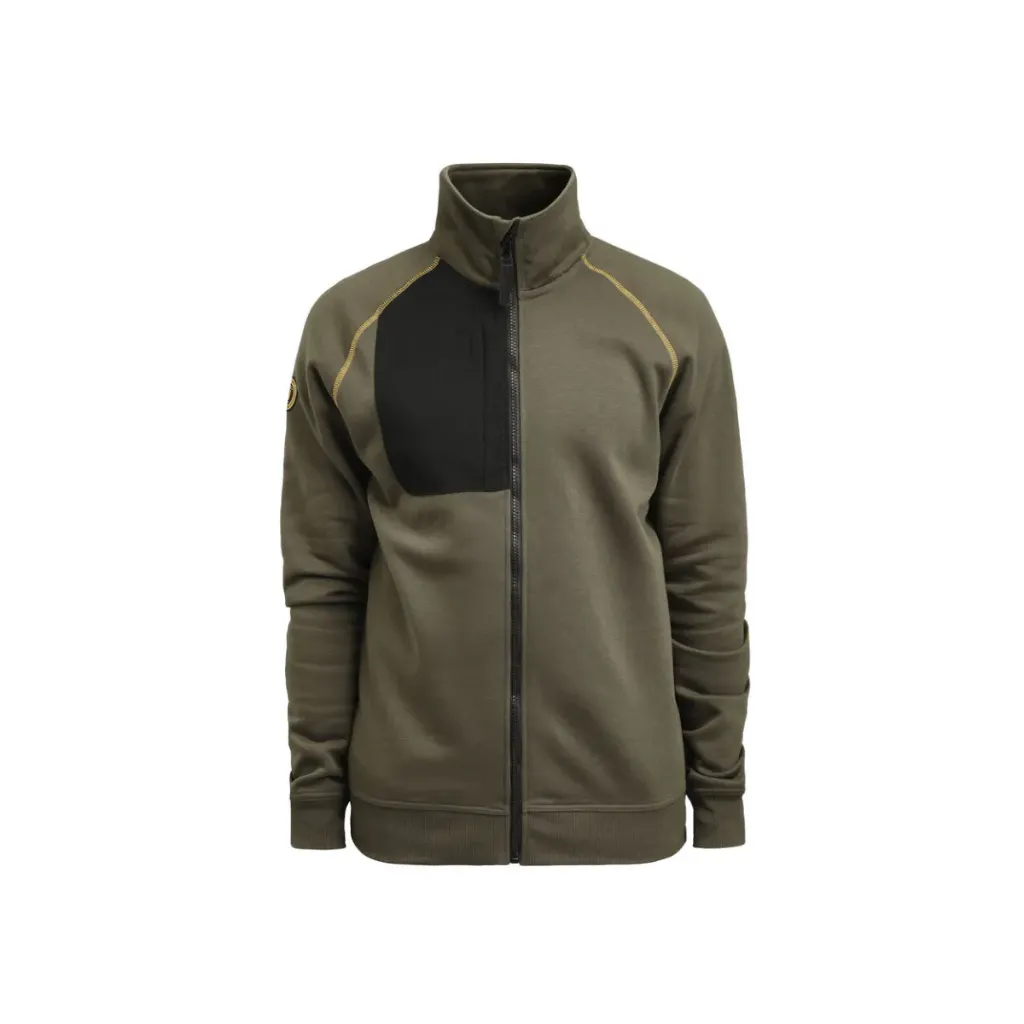 [5141-95-9900-M] Jobman 5141 sweat-shirt zippé (Noir, M)