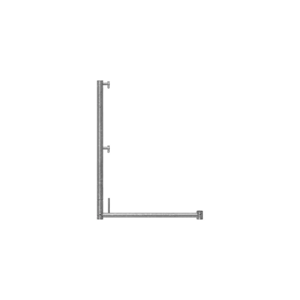 Poteau du garde-corps acier avec protection 100 x 74 / PIN