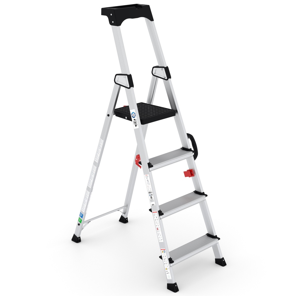 [HA103] Escabeau pro alu Hazar HA10 3+1 marches