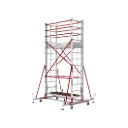 TELESAFE XL / PR - 2x8 Step Double Part Aluminium Scaffoldings Premium