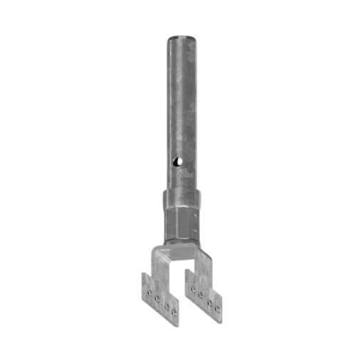 [T6511.000] Buisverbinding met halfkoppeling voor U-profiel / UNICO X / TELKA