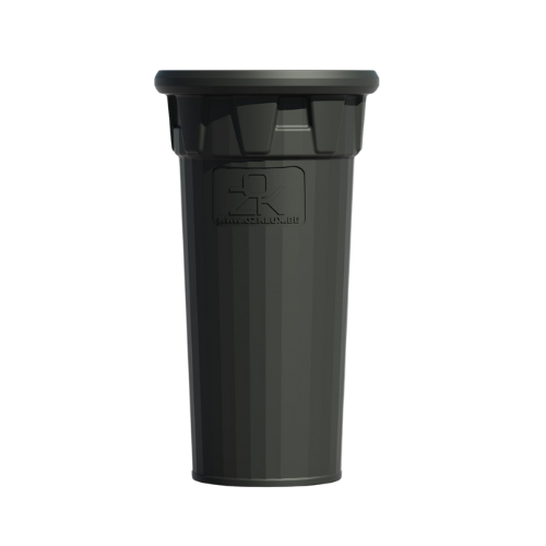 [GLPY120] Goulotte à grâvats en PE noir + chaîne